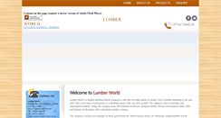 Desktop Screenshot of lumberworldllc.com